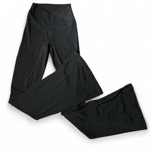 Y2K Offline by Aerie Real Me High Rise Flare Leggings Black Size S